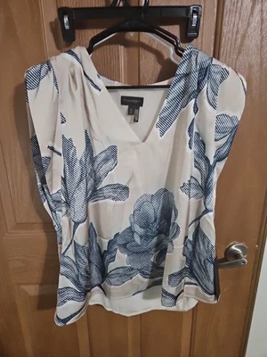 Blusa sin mangas con estampado floral XL NUEVA CON ETIQUETAS Donna Karan New York para mujer. Foto 1 de 4