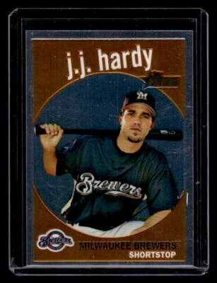2008 Topps Chrome #C177 J.J. Hardy Heritage - Image 1 of 2