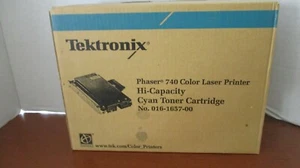 TEKTRONIX PHASER 740 COLORSTIX HI CAPACITY CYAN TONER CARTRIDGE~016-1657-00 - Picture 1 of 2