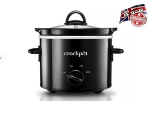New Crockpot 1.8L Slow Cooker Black UK Seller - Picture 1 of 6