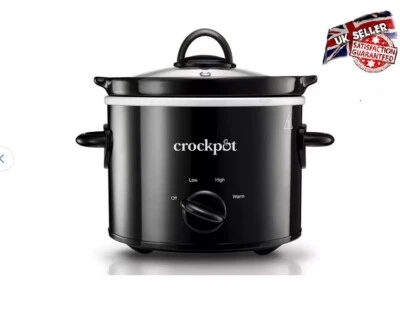 New Crockpot 1.8L Slow Cooker Black UK Seller - Image 1 of 4