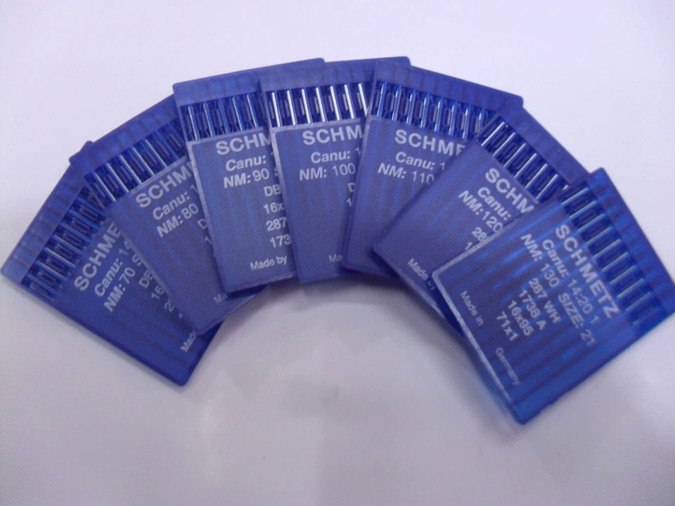 CARTINA DA 10 AGHI SCHMETZ SIST. 287 WH 1738 A PER MACCHINA CUCIRE INDUSTRIALE