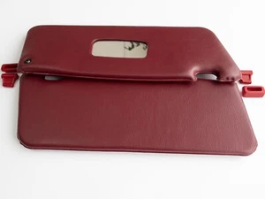 For Sun Vısor for Mercedes Benz R107 BURGUNDY with Clips set 450SL, 380SL, 560SL - Picture 1 of 9