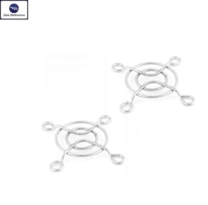 2 PZ GRIGLIA PER VENTOLA INTERASSE FORI 3X3CM METALLICA DI PROTEZIONE IN METALLO - Afbeelding 1 van 2