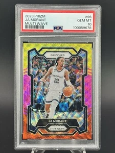 2023-24 Panini Prizm Ja Morant PSA 10 GEM Prizms Multi Wave #4/88 #96 Grizzlies - Picture 1 of 3