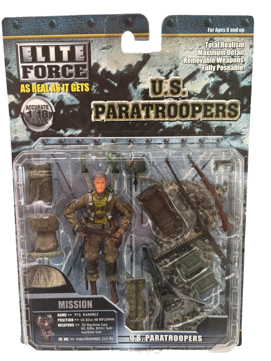 Elite Force Blue Box Military & Adventure Action Figures 2005 Year
