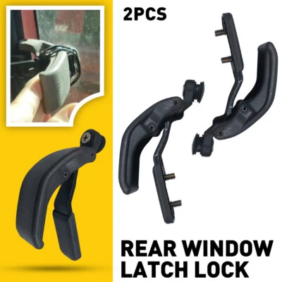 Par de trava de janela traseira trava lateral motorista e passageiro para Toyota Hilux 1988-1997 T - Imagem 1 de 4