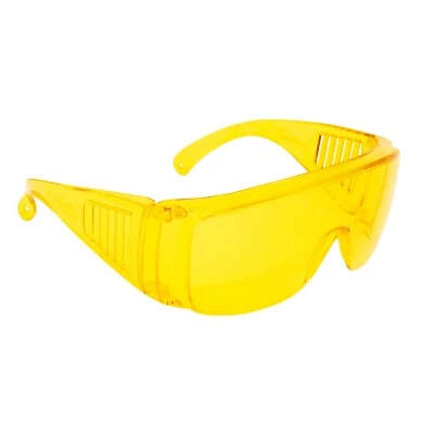 Gafas de seguridad Diamont ventiladas, gris y ámbar (12 pares) Foto 1 de 4