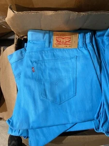 Levis Mens Denim Colored Jeans 38x30,skyblue ONLY - Picture 1 of 1