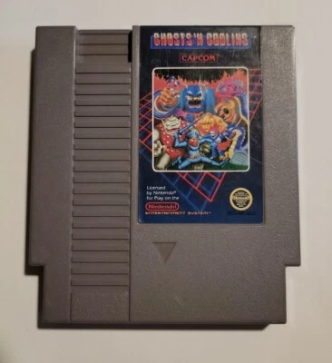 Ghosts 'N Goblins 5 Screw NES Nintendo Video Game Capcom, 1986 - Image 1 of 3