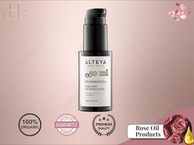 Alteya Rose Otto Day Moisturizer 50ml – Hydrating & Anti-Pollution Face Cream - Image 1 of 4