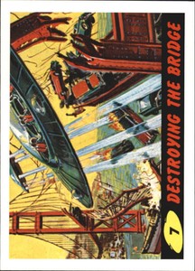 2012 Mars Attacks Heritage #7 Destroying The Bridge