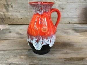 JASBA Keramik Vase WGP Vintage Mid-Century German Pottery / sign/size N04612 18 - Bild 1 von 3