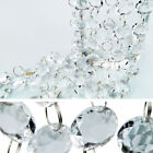 1 m Kristallgirlande Kristallkette Kristalle Diamanten Deko Acryl Kristall Kette