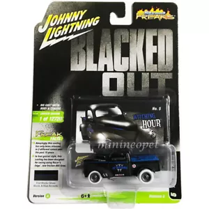 WHITE LIGHTNING 1941 WILLYS GASSER BLACKED OUT 1/64 BLACK BLUE Chase JLSP181 A - Picture 1 of 1