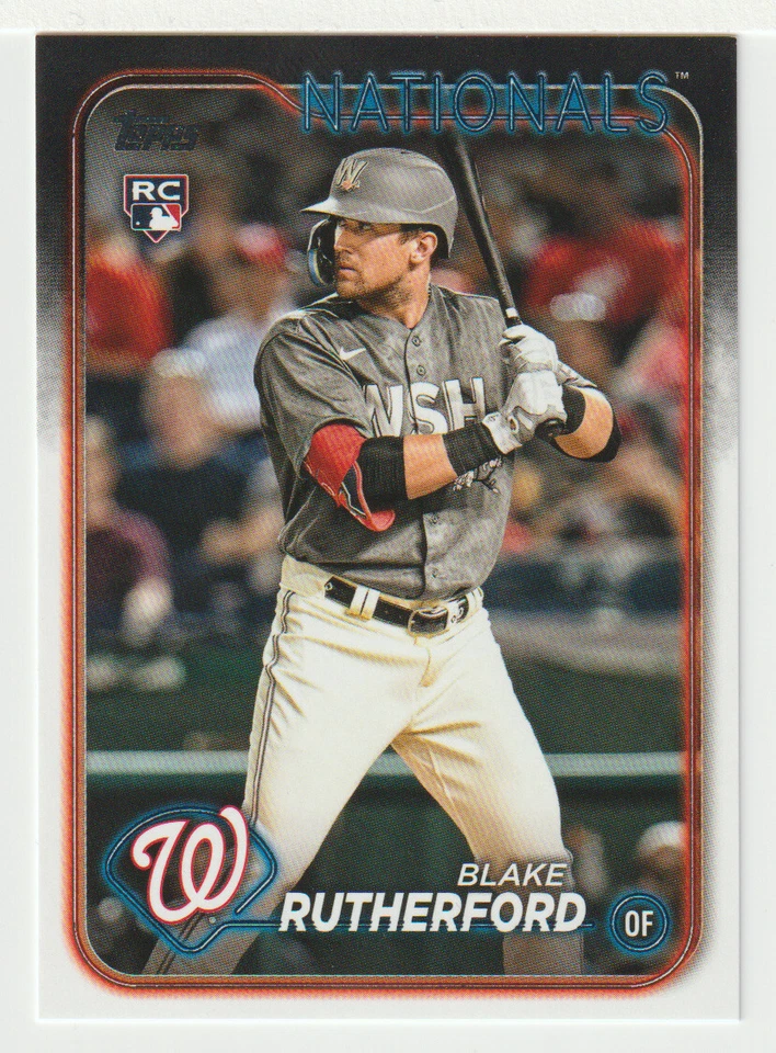 Blake Rutherford RC - Washington Nationals (Baseball Card) 2024 Topps # 637 Mint - Image 1 of 1