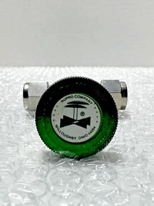 Nupro Messing Schraub-Motorhaube Nadelventil, 1/4 Zoll Swagelok Rohrverschraubung B-4JN - Bild 1 von 4