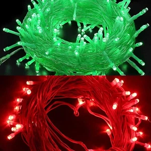 String Lights 1 Green, 1 Red 51 Feet Decoration, Copper Wire Extra Bright pack 2 - Picture 1 of 23