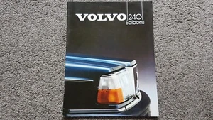 VOLVO 240 SALOON SALES BROCHURE 1983 1984 - Picture 1 of 4