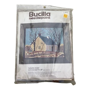BUCILLA AUTUMN MORN NEEDLEPOINT KIT NO 4115 NOS - Picture 1 of 6