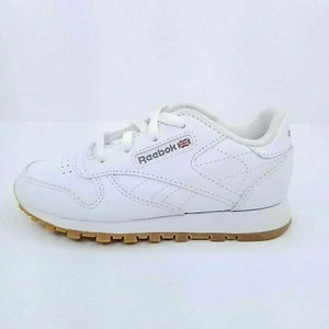 Reebok classic white Peek N Fit child kid Shoes Size 9  - Picture 1 of 5