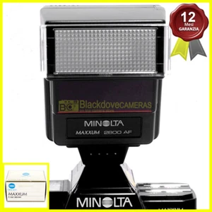 Minolta flash 2800 AF TTL per fotocamere analogiche autofocus e manual focus. - Imagen 1 de 6