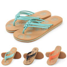 Aerusi Women Summer Beach Thong Flip Flops Braided Strap Casual Sandals Slippers
