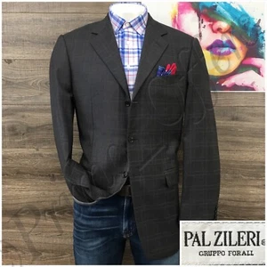 Pal Zileri Mens Blazer Sport Coat Three Button Casual Jacket Size 44L Wool Suits - Picture 1 of 13