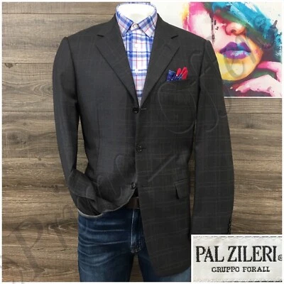 Blazer Abrigo Deportivo Pal Zileri Para Hombres Chaqueta Informal Tres Botones Talla 44L Trajes de Lana Foto 1 de 4