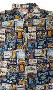RJC Surfer Tiki Head VW Hawaiian Aloha Tropical Shirt Vacation XL - Picture 1 of 6