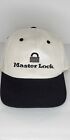 Master Lock Employee Baseball Adjustable Canvas Cap Hat white/black adjustable. 