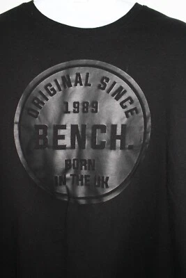 SUDADERA BENCH URBANWEAR NEGRA CUELLO REDONDO TALLA: 4XLT 4XT USADA Foto 1 de 2