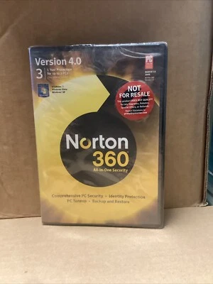 Norton 360 Version 4.0 (SW015) Sealed Not For Resale - Image 1 of 2