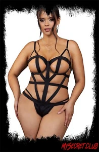 YesX Plus Size Body Black - Picture 1 of 2