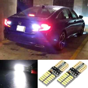 High Power LED Reverse Back Up Lights Error free for 2018-2022 Honda Accord - Picture 1 of 4