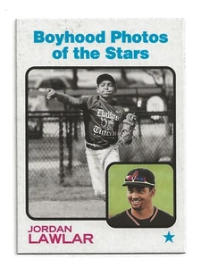 JORDAN LAWLAR 2022 Topps Heritage Minor Base Boyhood Photos of the Stars (#145) - Picture 1 of 2
