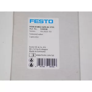 New FESTO VSVA-B-M52-AZD-A1-1T1L 539158 Solenoid Valve Module 145PSI 24VDC Unit - Picture 1 of 7