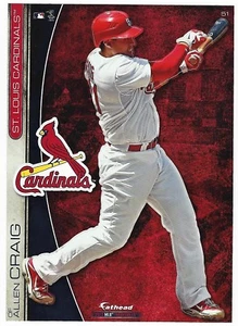 ALLEN CRAIG ST LOUIS CARDINALS FATHEAD TRADEABLES REMOVABLE STICKER 2013 #51 - Picture 1 of 3