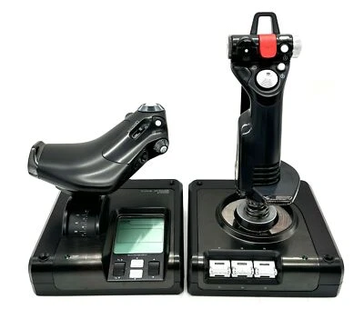 Saitek X52 Pro Portable Flight Control System Set Compatible for PC - Image 1 of 4