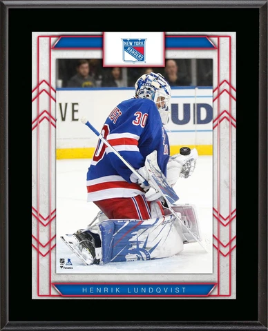 Henrik Lundqvist New York Rangers 10.5" x 13" Player Plaque Cover