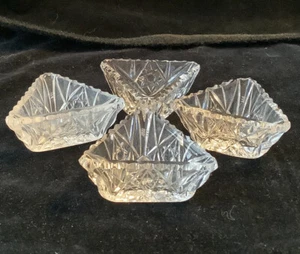 Juego de bodega de sal con marca Hawkes American Brilliant Group de 4 - Imagen 1 de 10