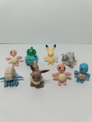 Lote de 8 bonecos Pokemon Mega Construx - Imagem 1 de 3