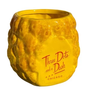 Three Dots and a Dash Pineapple Ceramic Tiki Mug Tiki Farm Chicago - Base Only - Picture 1 of 6