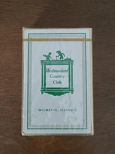 Vintage BB Playing Cards, Westmoreland Country Club, Wilmette Illinois, Sealed - Picture 1 of 6