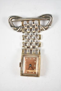 Vintage Sterling Silver Pendant Watch Imperial watch, not running needs balance - Picture 1 of 13