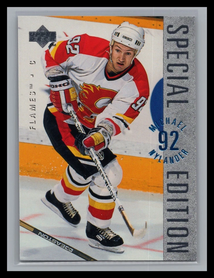 1995-96 Upper Deck Hockey #SE102 Michael Nylander Special Edition Calgary Flames - Image 1 of 2
