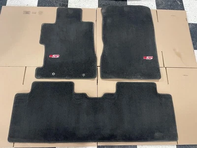 2006-2011 Acura CSX тип S черный ковер напольные коврики б/у OEM набор - Изображение 1 из 4