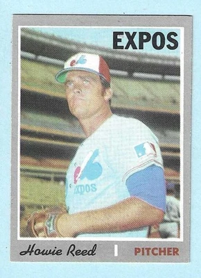 1970 Topps #548 Howie Reed Montreal Expos Near Mint COMPLETE SETBREAK - Image 1 of 2