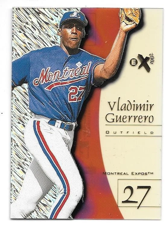 VLADIMIR GUERRERO 1998 SKYBOX EX E-X 2001 99 MONTREAL EXPOS HOF - Image 1 of 1