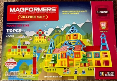 Magformers Village Set- 110 pieces - Image 1 of 4